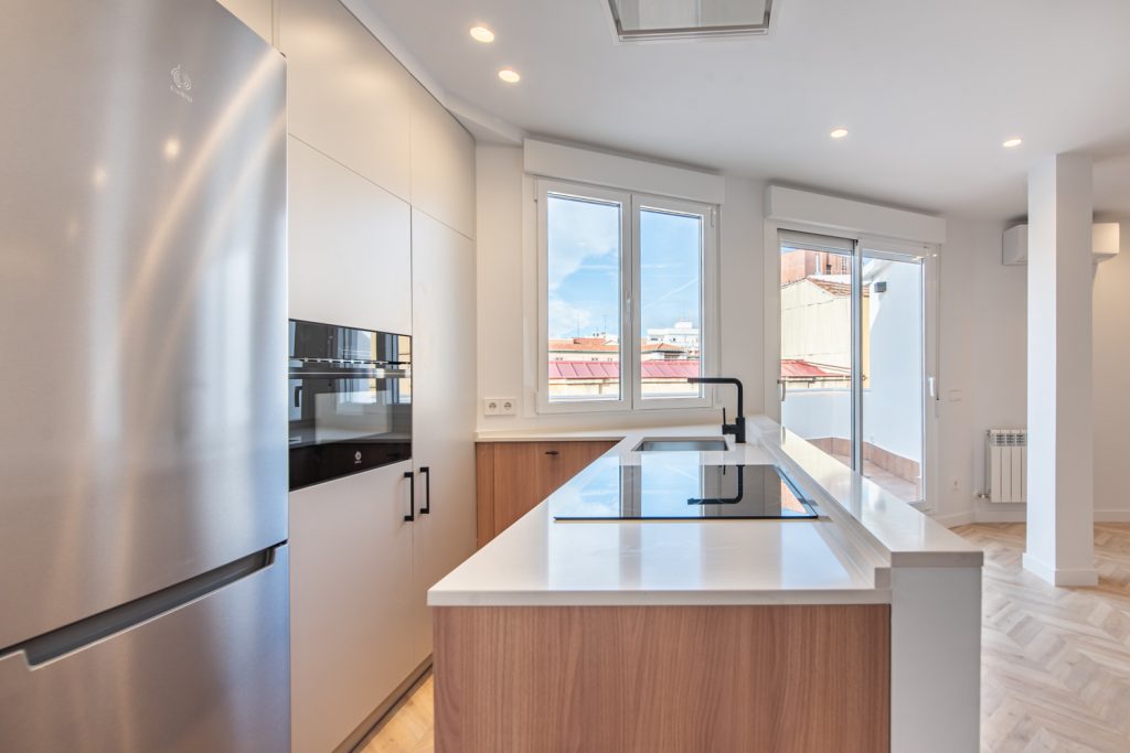 Reforma vivienda ático en Madrid