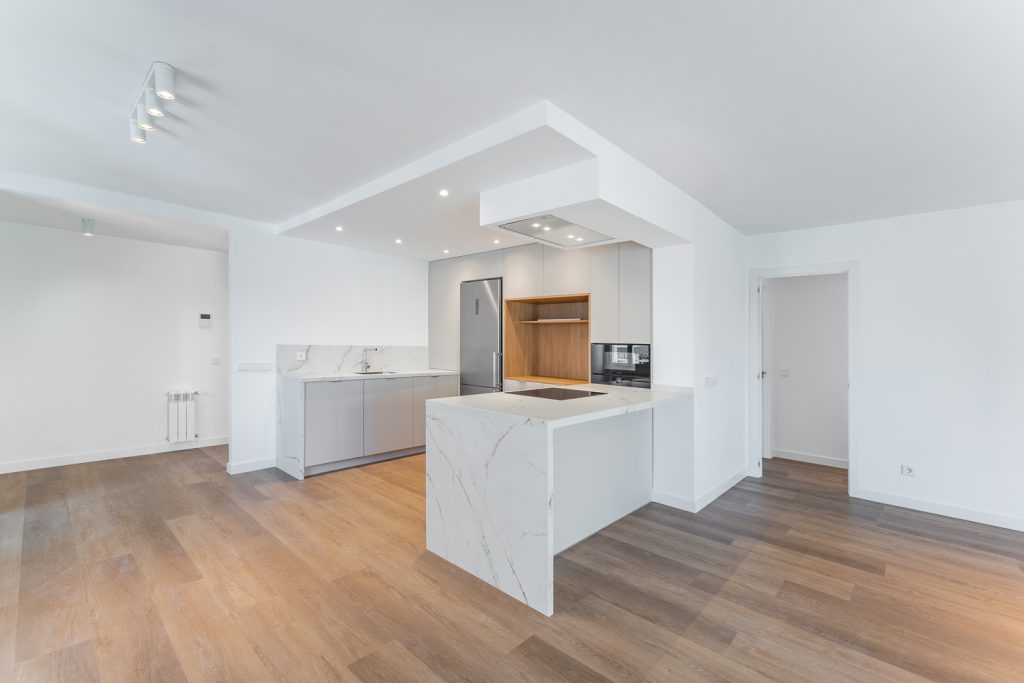 Concepto abierto de vivienda reformada